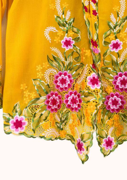 (S) Yellow Kebaya