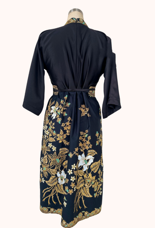 Batik Wrap Dress