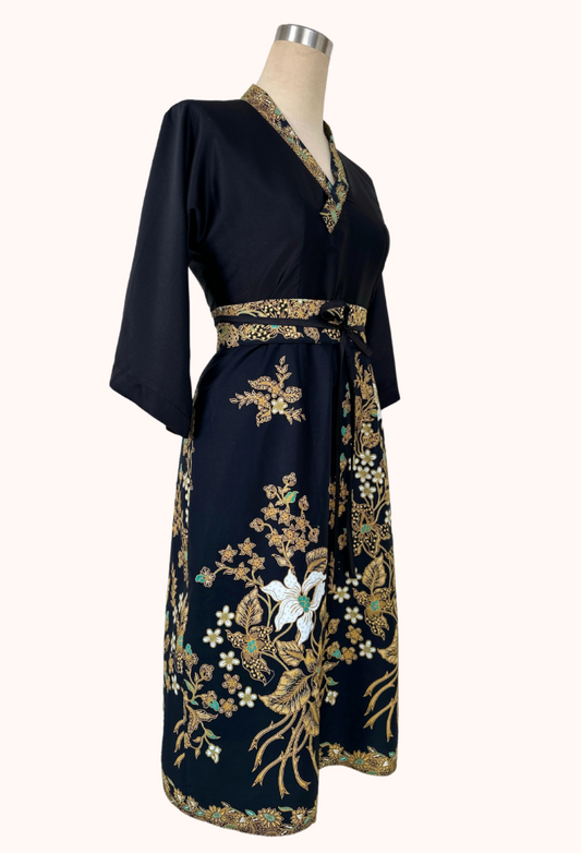 Batik Wrap Dress