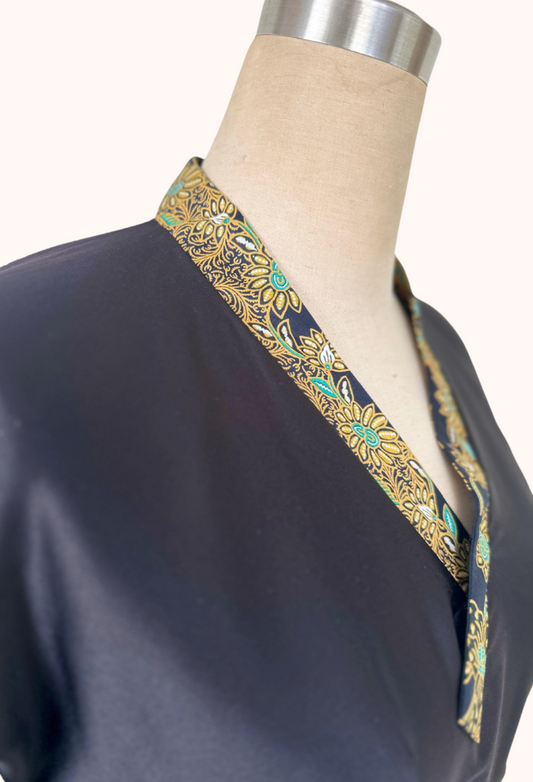Batik Wrap Dress