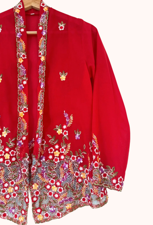 (S) Red Kebaya