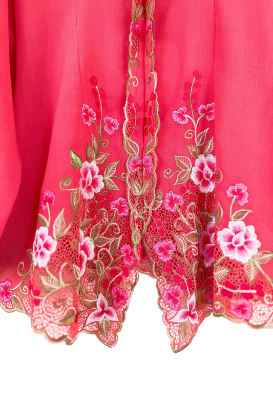 (3XL) Pink Kebaya