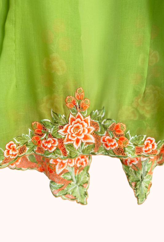 (M) Light Green Kebaya