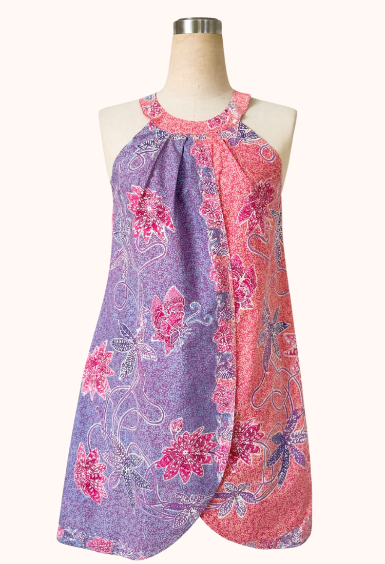 batik casual dresses SALE) Batik Maxi Dress