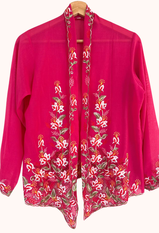 (M) Fuschia Kebaya