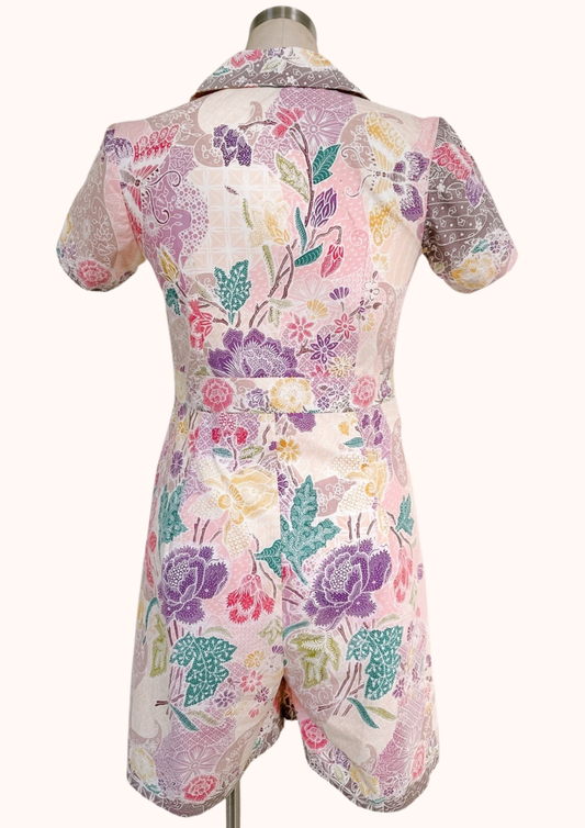 Batik Collared Romper