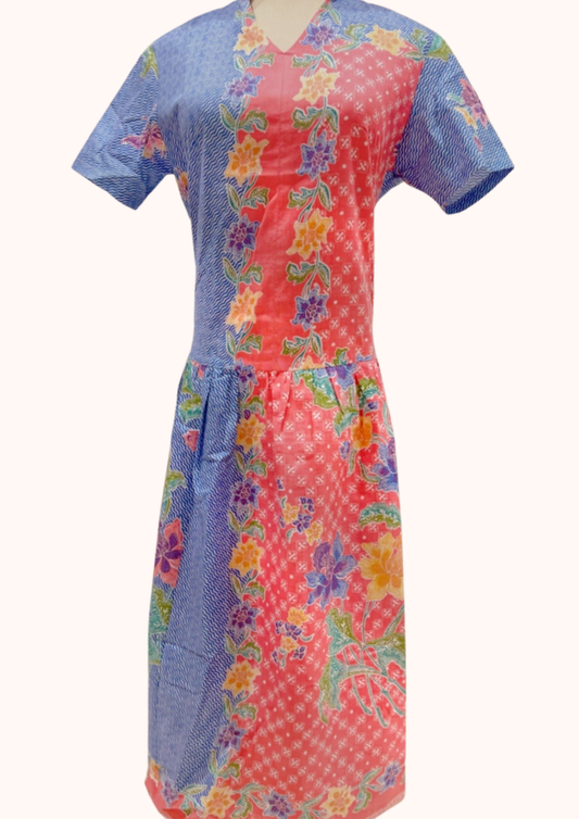 Batik Midi Casual Dress