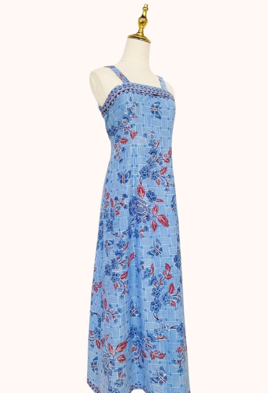 Baby Blue Batik Dress