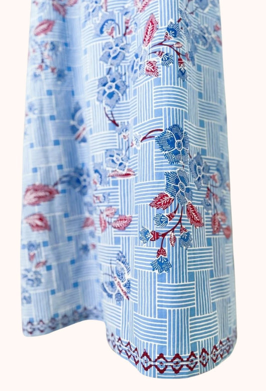 Baby Blue Batik Dress