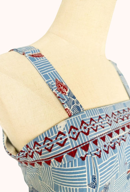 Baby Blue Batik Dress