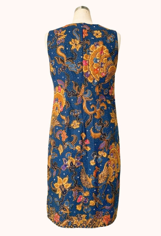 Two Toned Batik Dress