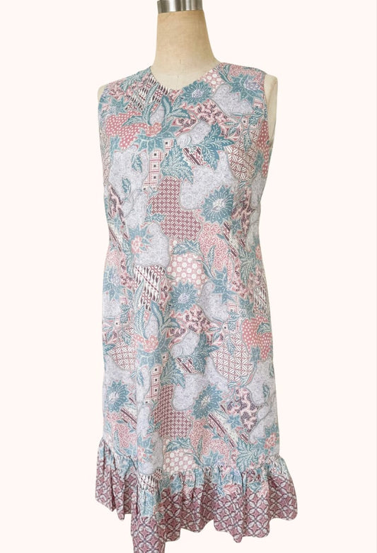 Batik Flutter Hem Dress