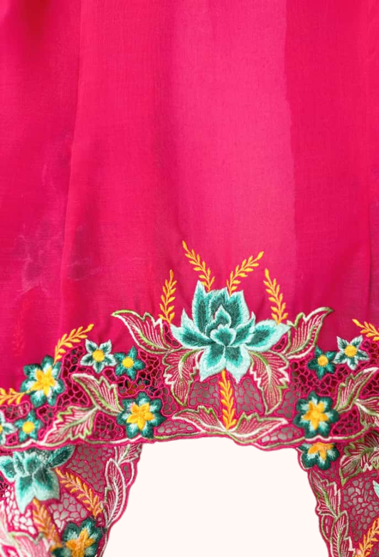 (XS) Dark Fuschia Kebaya