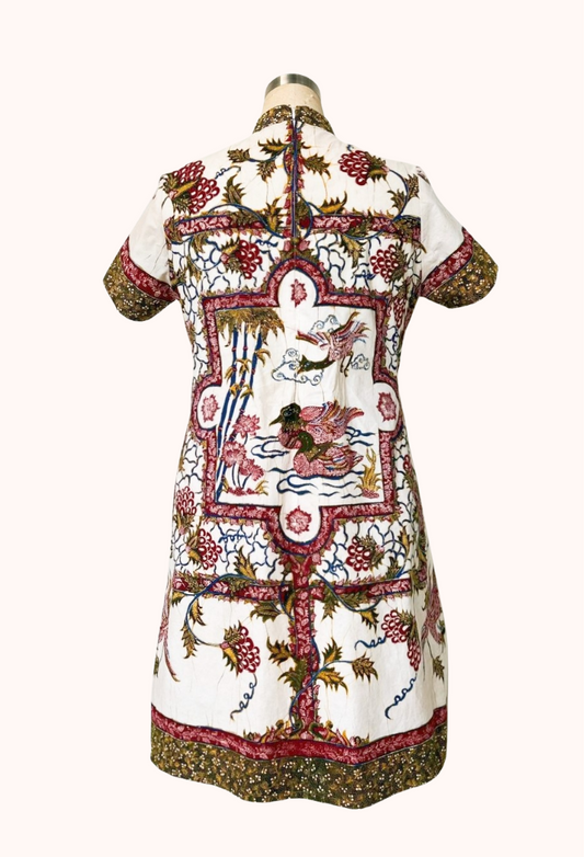 Hand Painted Batik Cheongsam