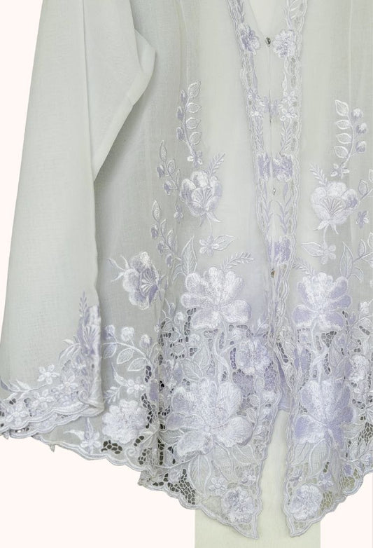 (M) White Kebaya