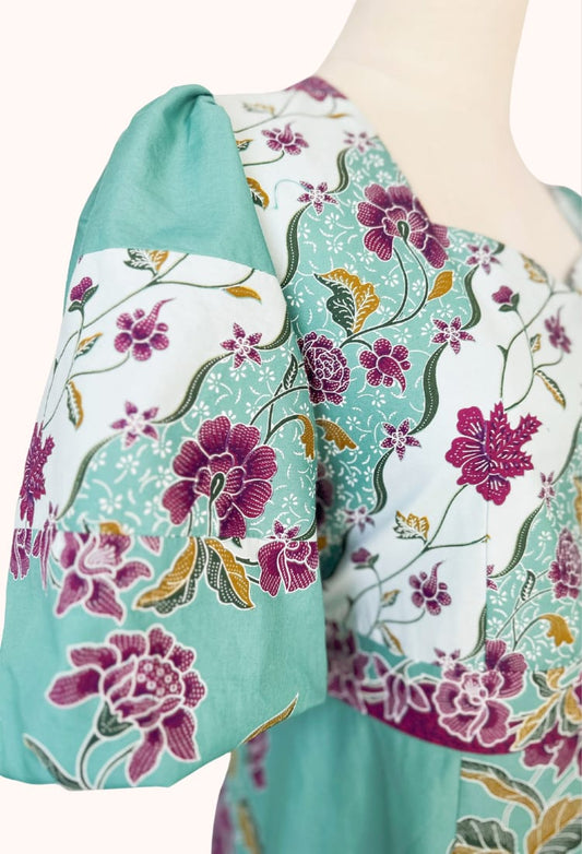 Alin Batik Classic Collared Dress