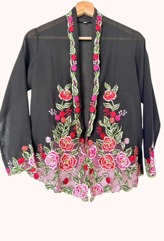 (XS) Black Kebaya