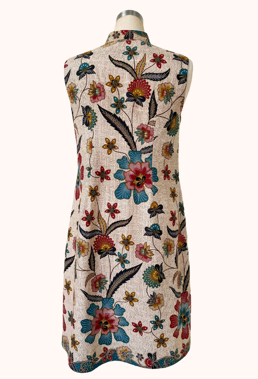 Preorder Alin Dress in Purple-White