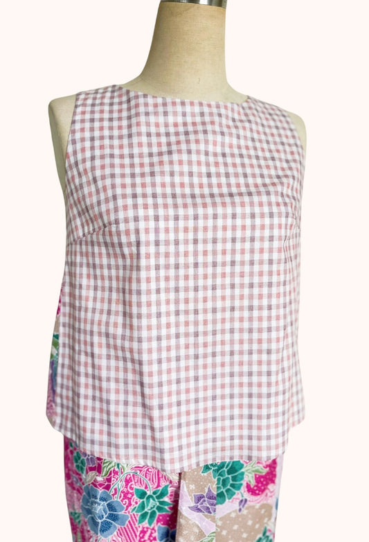 Cotton Top And Batik Skirt Set
