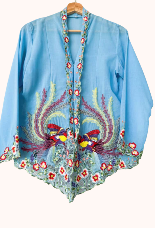 (M) Baby Blue Kebaya