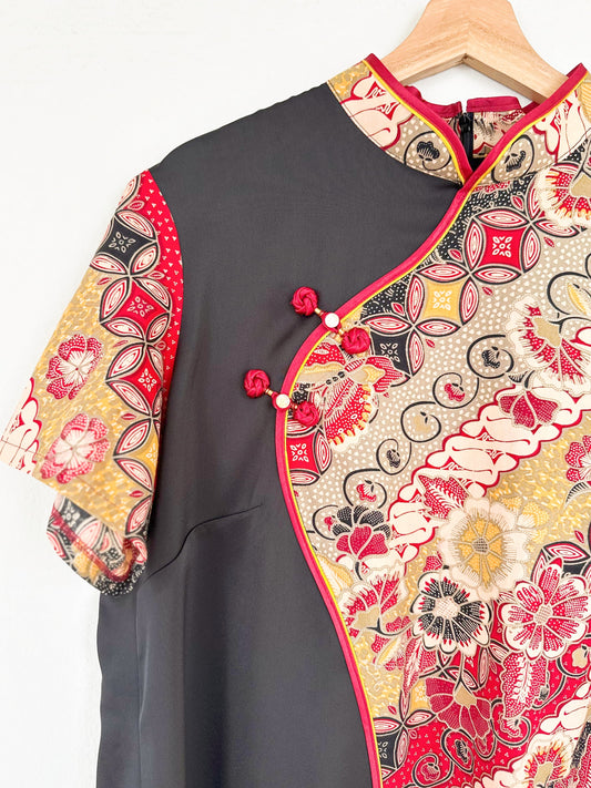 Batik Cheongsam Top