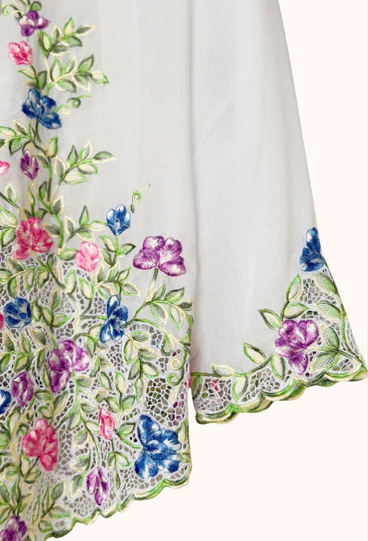(S) White Kebaya