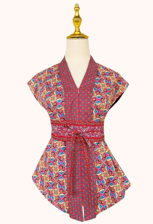 Batik Kimono Top
