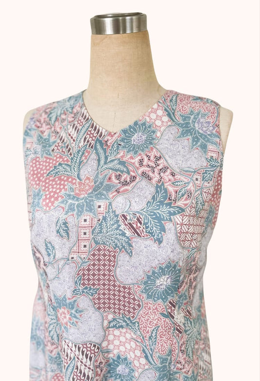 Batik Flutter Hem Dress