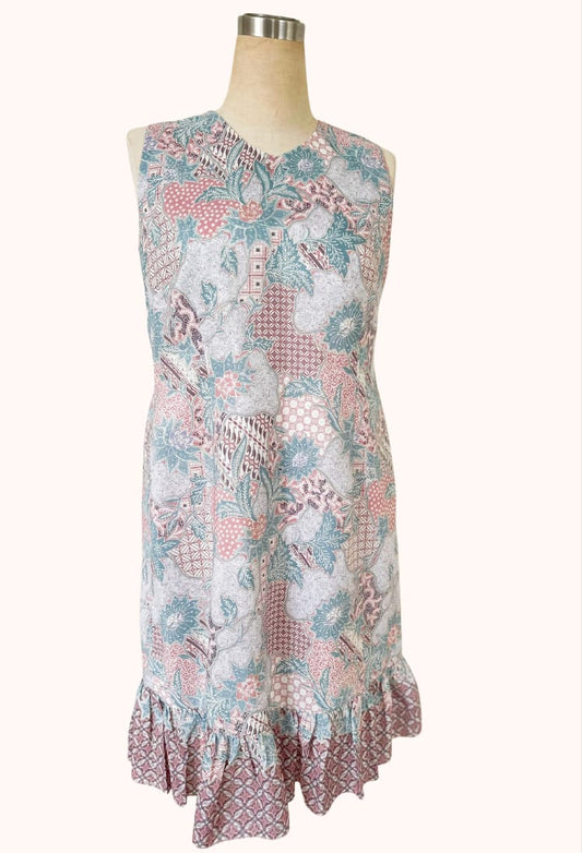 Batik Flutter Hem Dress