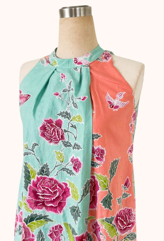 Batik Overlap Dress