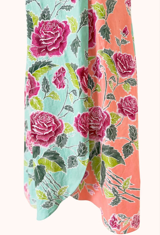 Batik Overlap Dress