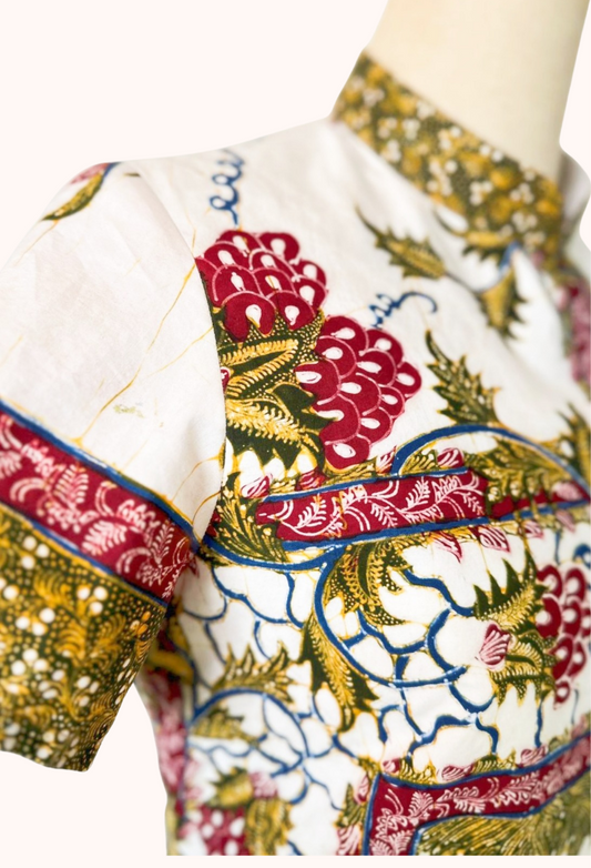Hand Painted Batik Cheongsam