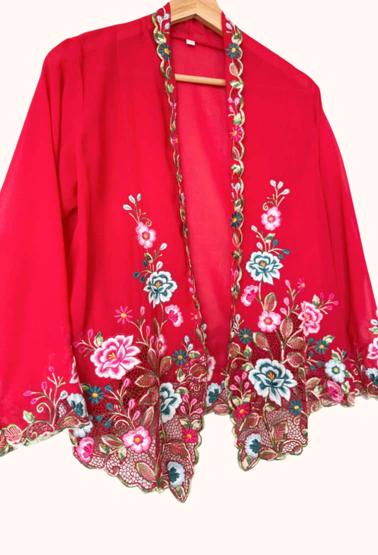 (M) Red Kebaya