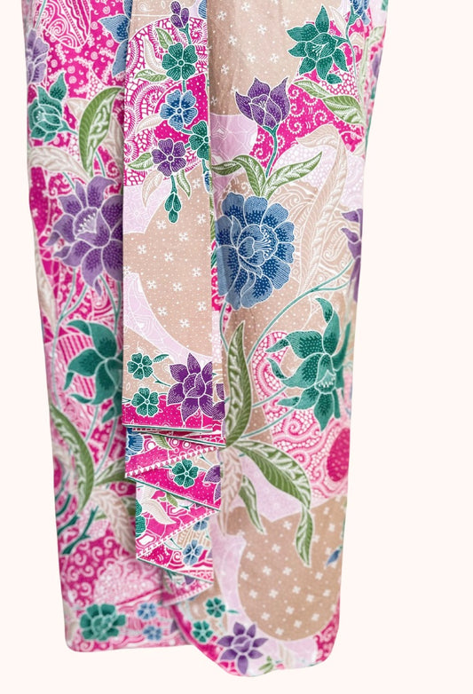 Cotton Top And Batik Skirt Set