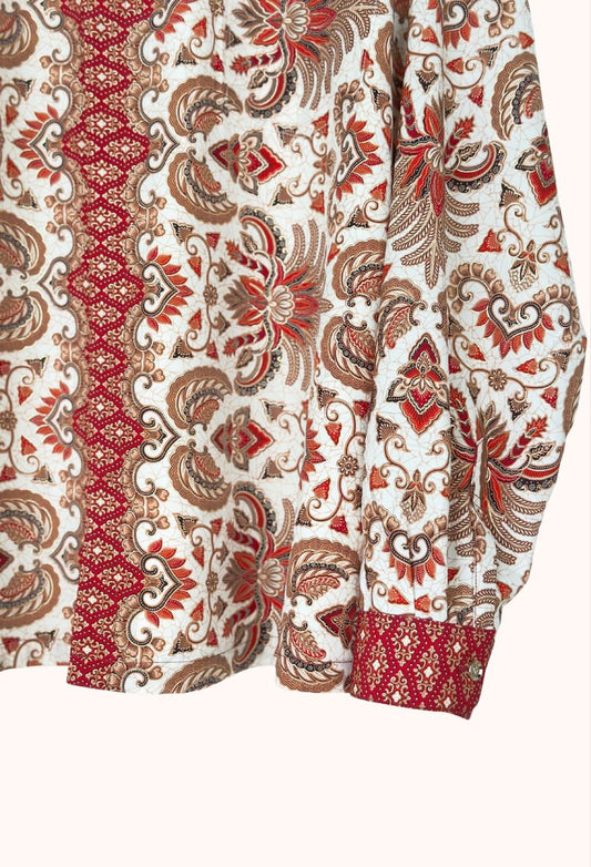 Men's Batik Long Sleeve Shirt