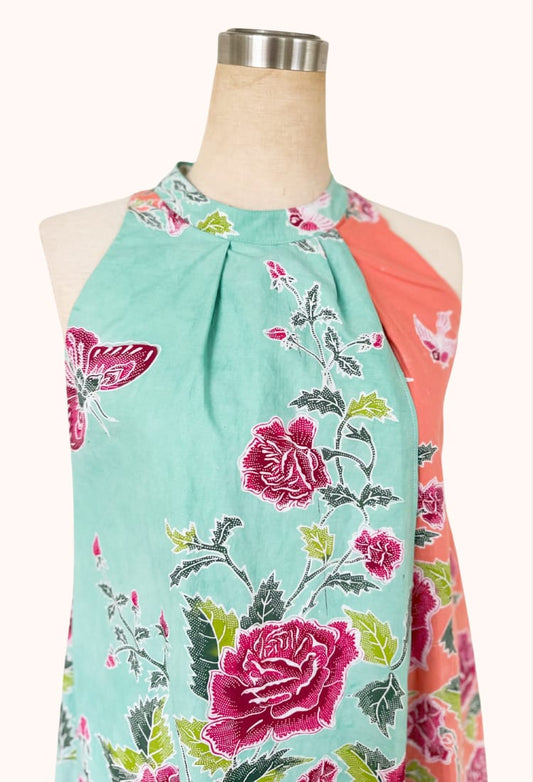 Batik Overlap Dress