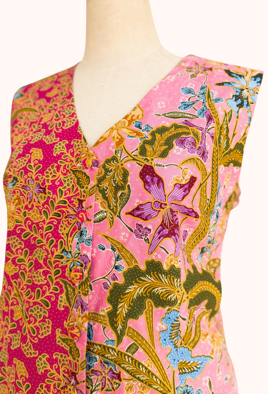 Batik Top and Skort Set