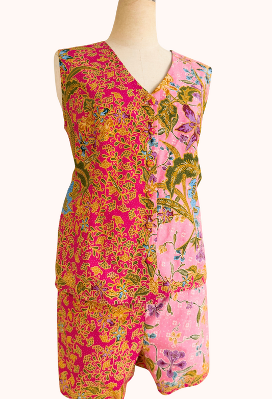 Batik Top and Skort Set