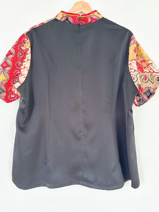 Batik Cheongsam Top