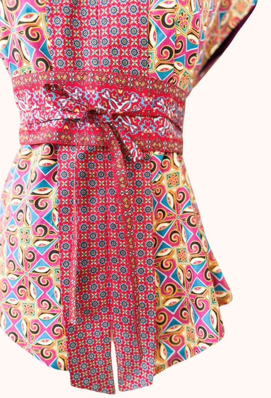 Batik Kimono Top