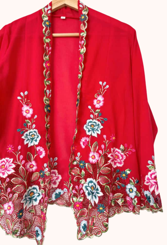 (M) Red Kebaya