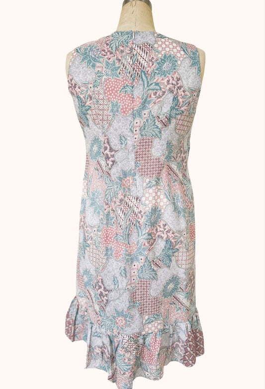 Batik Flutter Hem Dress