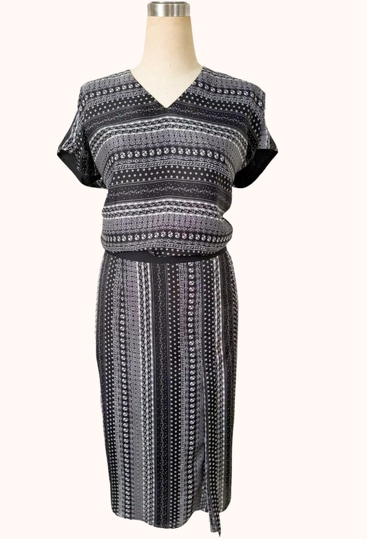 Chiffon Top and Bottom Set