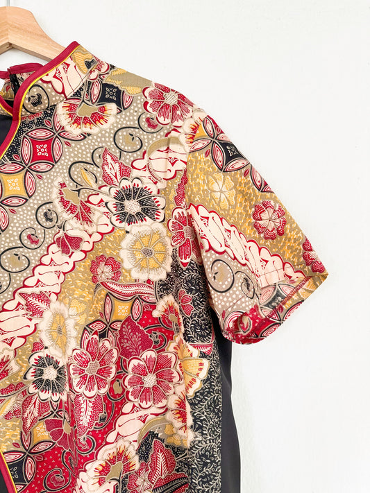 Batik Cheongsam Top