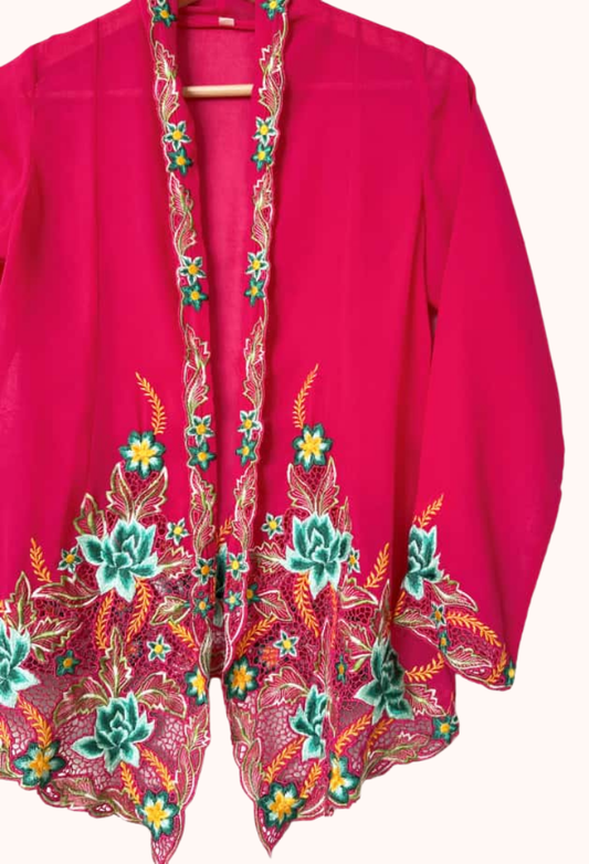 (XS) Dark Fuschia Kebaya