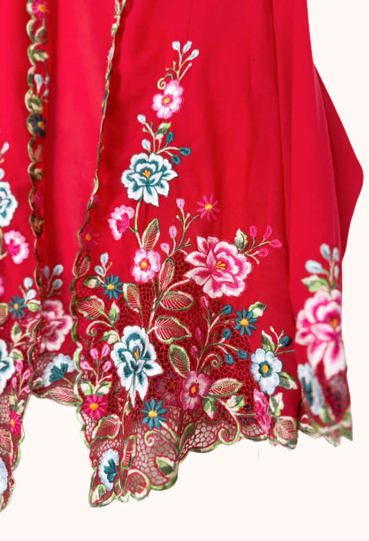 (M) Red Kebaya