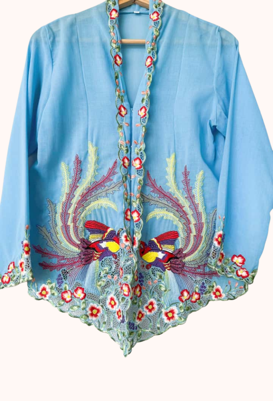 (M) Baby Blue Kebaya