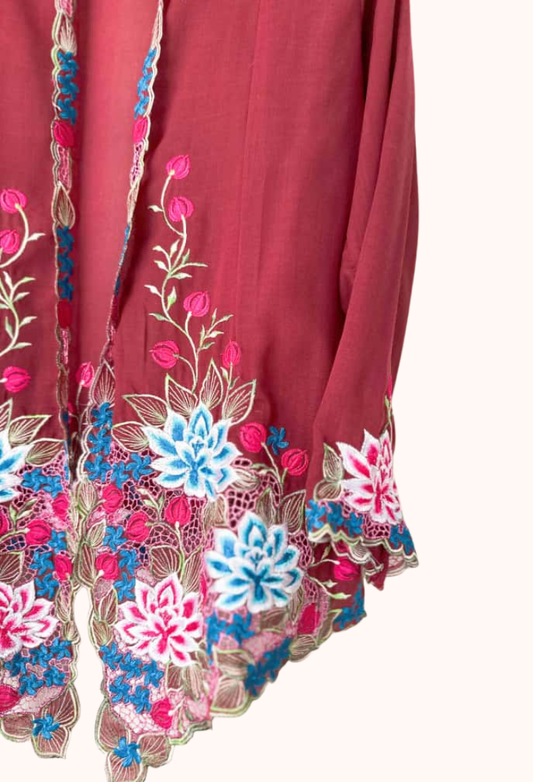 (M) Maroon Kebaya