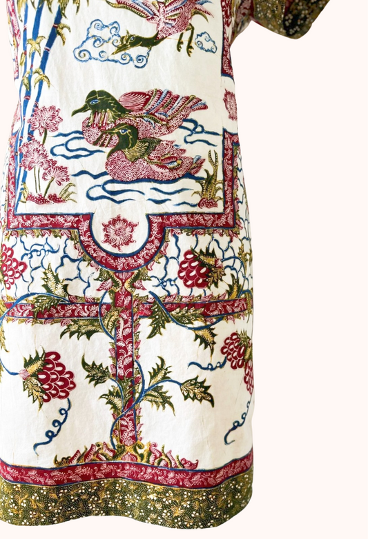 Hand Painted Batik Cheongsam