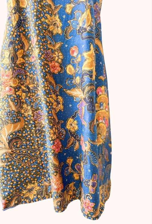 Two Toned Batik Dress